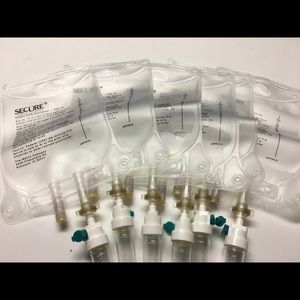 Used 250ml empty iv bag (6 pcs)+tubing for costume